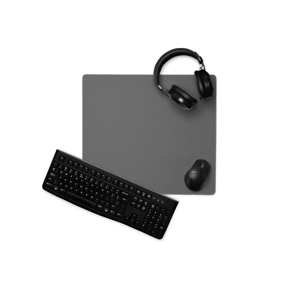 Premium Plain Grey Gaming mouse pad (Customizable) - Picture 2 of 2